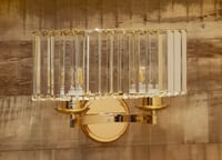 جداري كريستال ستيل ذهبي 787/2