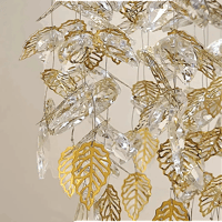 ثريا كريستال ستيل ذهبي 4040S