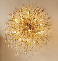 ثريا كروي كريستال الدمعة مقاس 60 سم 923/600