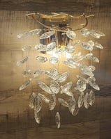 جداري ستيل ذهبي كريستال 4141