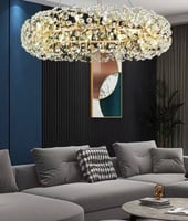 ثريا كريستال دائري راقي 80سم 9205/800