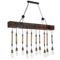 ثريا خشبي 10 لمبات 3963/10