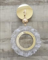 جداري ليد ستيل ذهبي 3 اضاءات 427