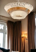 ثريا ليد لون برونزي 3 اضاءات 90سم 3017/800