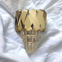 جداري كريستال ستيل ذهبي 1616/2