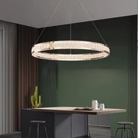 ثريا ليد ستيل ذهبي 3 اضاءات 9823