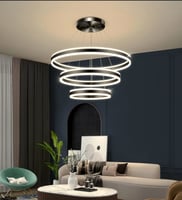 ثريا ليد اسود 3 اضاءات 8181