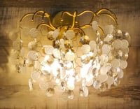 جداري جنيهات كريستال + زجاج ابيض 8080