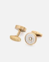 كبك أنيق للرجال بلون فضي وذهبي