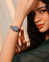 ساعة نسائية ستيل باللون الذهبي و الفضي