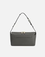 شنطة عملية وأنيقة مناسبة لعربات الأطفال بلون رمادي