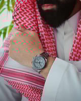 ساعة رجالية بسير ستيل بلون فضي