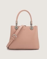 شنطة نسائية كلاسيك بلون وردي