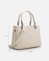 شنطة نسائية كلاسيك بلون بيج