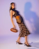 شنطة حُلم النسائية جلد بلون بني