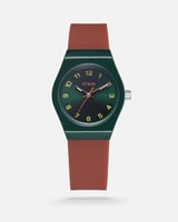 ساعة للأطفال بسير ربل بلون عودي