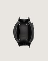 شنطة بريق النسائية جلد بلون أسود