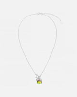 سلسال نسائي بلون فضي بتصميم مميز