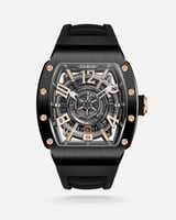 ساعة رجالية أنيقة باللون الأسود