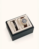 طقم هدايا رجالي ملفت ساعة واسوارة