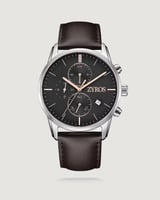 ساعة رجالية كلاسيك باللون البني