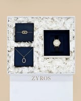 طقم نسائي ساعة وسلسال واسوارة