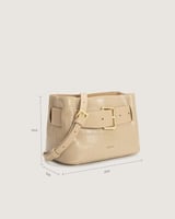 شنطة نسائية بمقاس لكل يوم بلون بيج