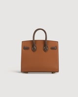 شنطة نسائية بتصميم فاخر بلون بني