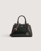 شنطة نسائية عملية من الجلد بلون أخضر