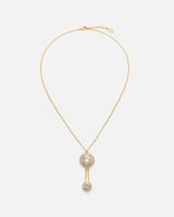 سلسال نسائي ناعم بلون ذهبي