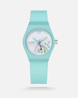 ساعة أطفال من الربل بلون أزرق