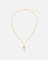 سلسال نسائي باللون الذهبي بتصميم جذاب