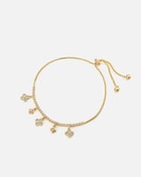 اسوارة نسائية بتصميم جذاب بلون ذهبي