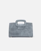 شنطة نسائية تعبر عن الأناقة بلون رمادي