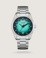 ساعة وضوح الرجالية ستيل بلون فضي