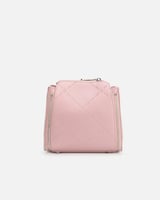 شنطة رُواء بحجم صغير لكل الأوقات بلون وردي.