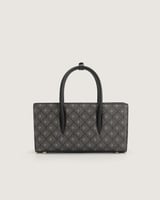 شنطة ورد النسائية جلد بلون أسود