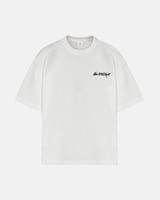 تي شيرت رجالي من القطن باللون الأبيض