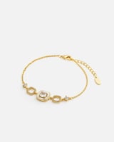 طقم نسائي متفرد أساور و ساعة من الجلد بلون أزرق