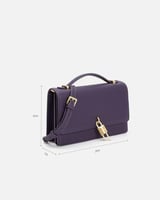 شنطة نسائية بمقاس لكل يوم بلون أرجواني