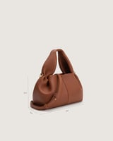 شنطة أمجاد النسائية جلد باللون البني