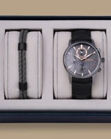 طقم هدايا رجالي أنيق ساعة واسوارة