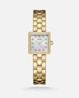 ساعة حكاية النسائية بلون ذهبي