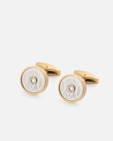 كبك أنيق للرجال بلون فضي وذهبي