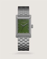 ساعة ثقة الرجالية ستيل بلون رمادي