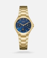 ساعة عُمق النسائية باللون الذهبي