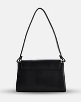 ‎ شنطة نسائية بتصميم عصري بلون أسود