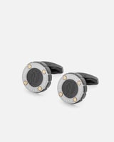 كبك رجالي أنيق باللون الأسود والفضي