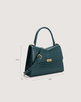 شنطة نسائية متوسطة الحجم بلون أخضر