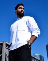 ساعة رجالية ستيل بلون رمادي